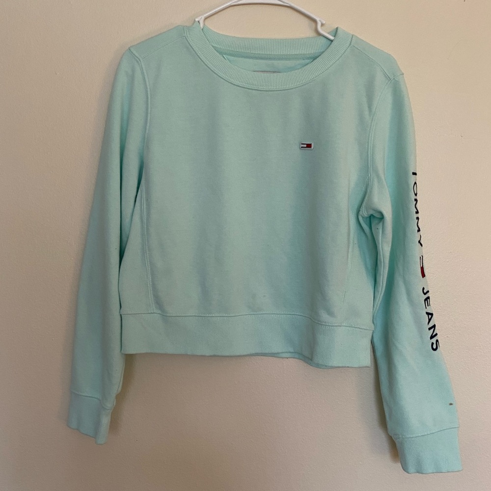 Mint green Tommy Hilfiger crew neck